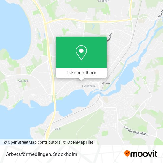 Arbetsförmedlingen map