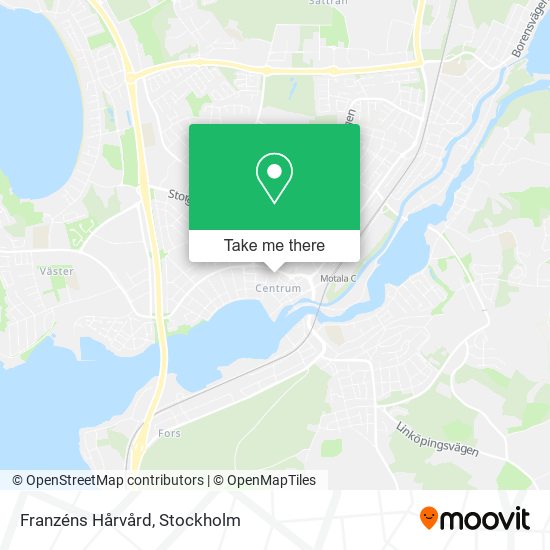 Franzéns Hårvård map