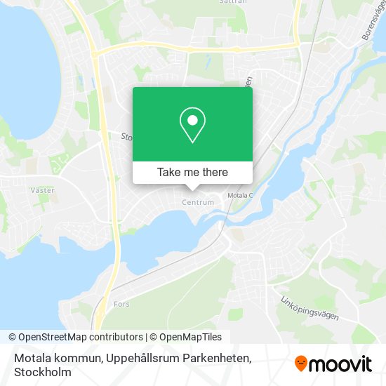 Motala kommun, Uppehållsrum Parkenheten map