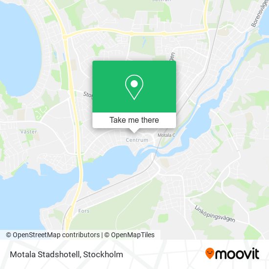 Motala Stadshotell map