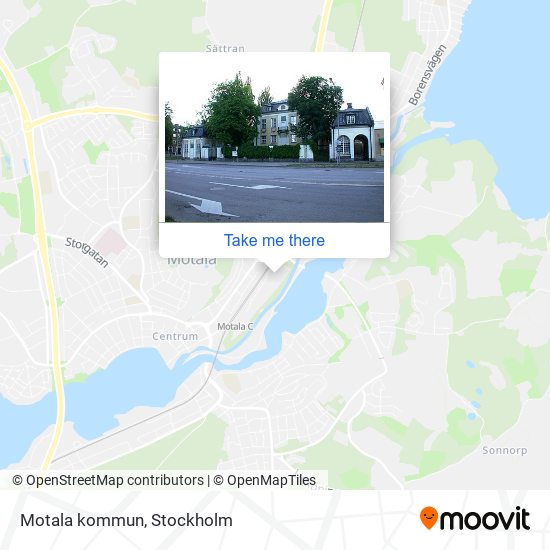 Motala kommun map