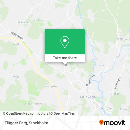 Flügger Färg map