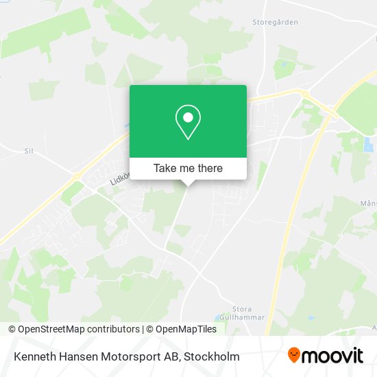 Kenneth Hansen Motorsport AB map