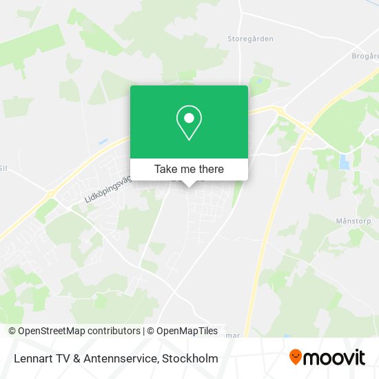 Lennart TV & Antennservice map