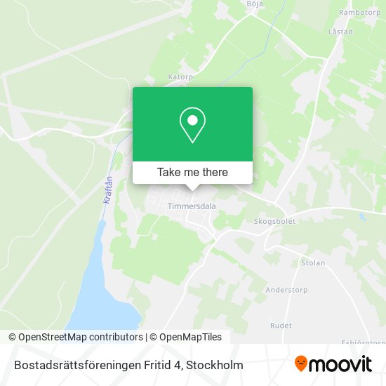 Bostadsrättsföreningen Fritid 4 map