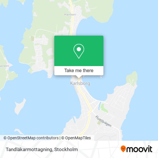 Tandläkarmottagning map