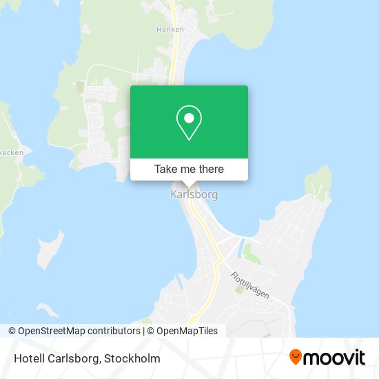 Hotell Carlsborg map