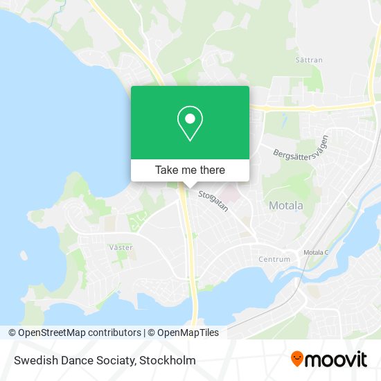 Swedish Dance Sociaty map