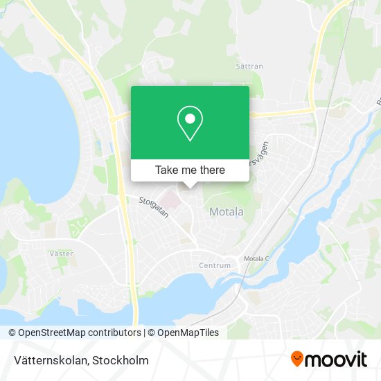 Vätternskolan map