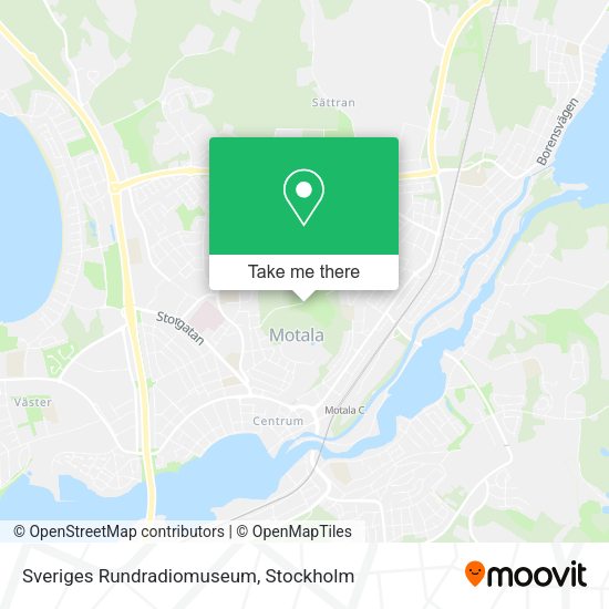 Sveriges Rundradiomuseum map