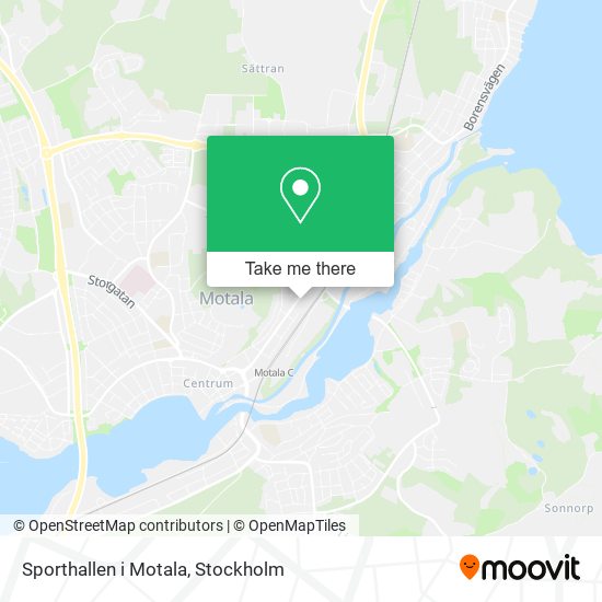 Sporthallen i Motala map