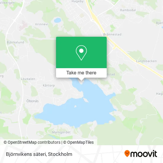 Björnvikens säteri map