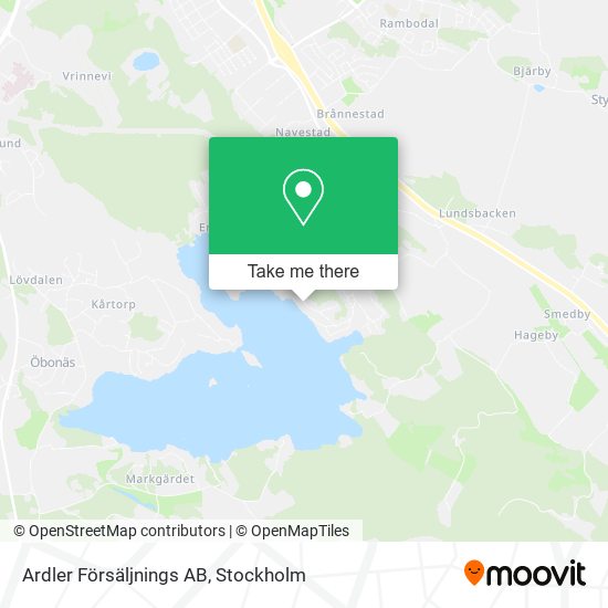 Ardler Försäljnings AB map