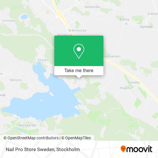 Nail Pro Store Sweden map