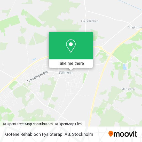 Götene Rehab och Fysioterapi AB map