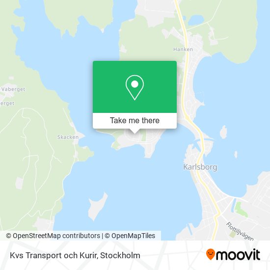 Kvs Transport och Kurir map