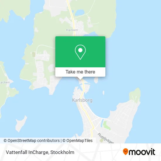 Vattenfall InCharge map