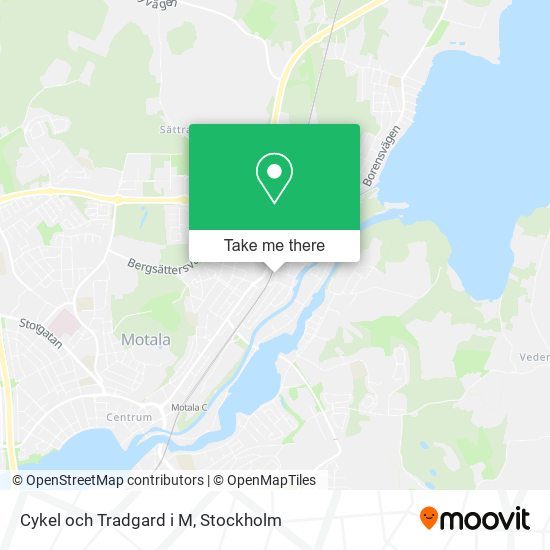 Cykel och Tradgard i M map