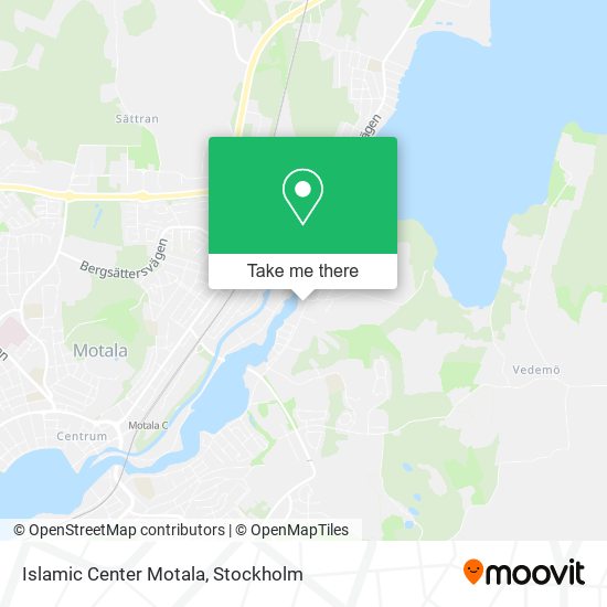 Islamic Center Motala map