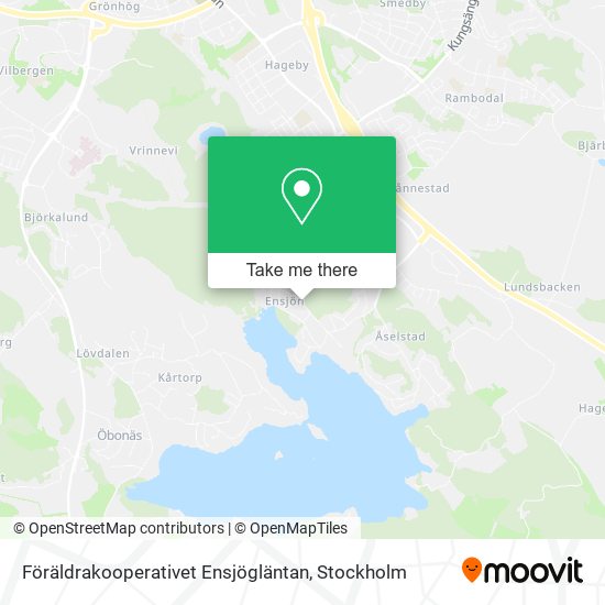 Föräldrakooperativet Ensjögläntan map