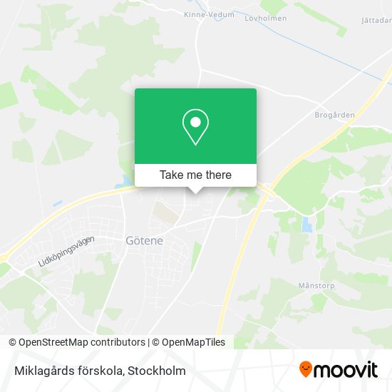 Miklagårds förskola map