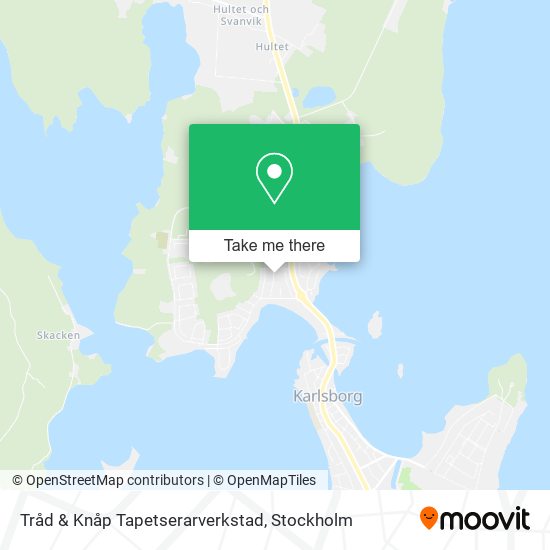 Tråd & Knåp Tapetserarverkstad map