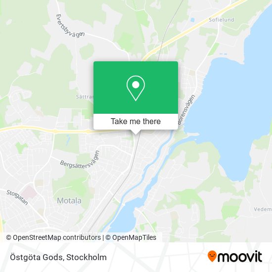 Östgöta Gods map