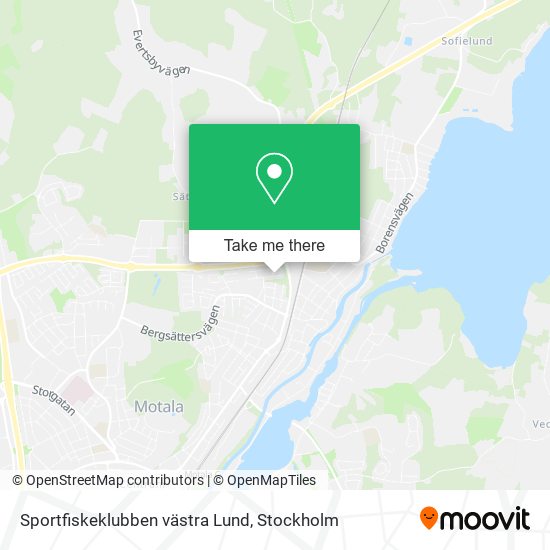 Sportfiskeklubben västra Lund map