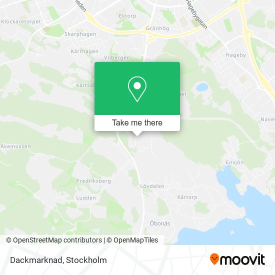 Dackmarknad map