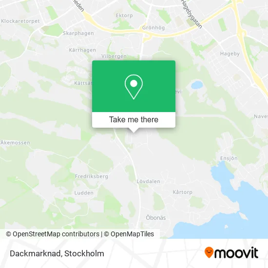 Dackmarknad map