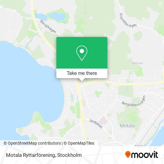 Motala Ryttarförening map