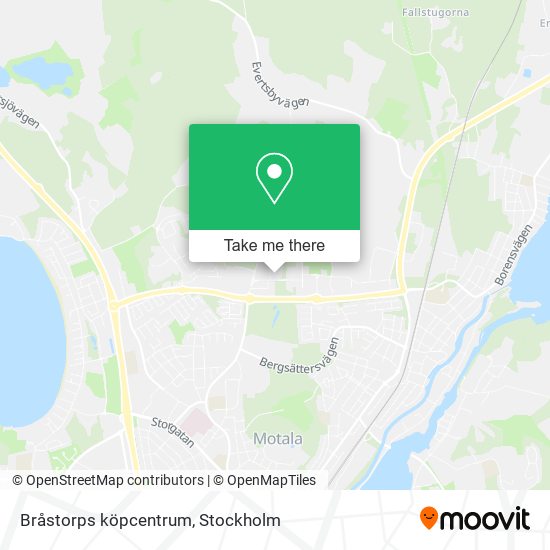 Bråstorps köpcentrum map