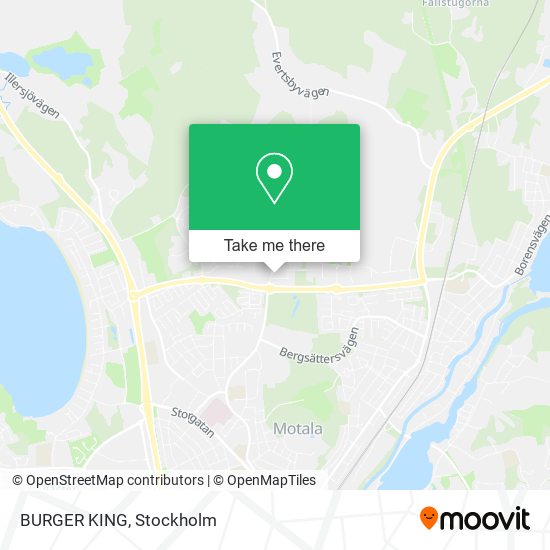 BURGER KING map