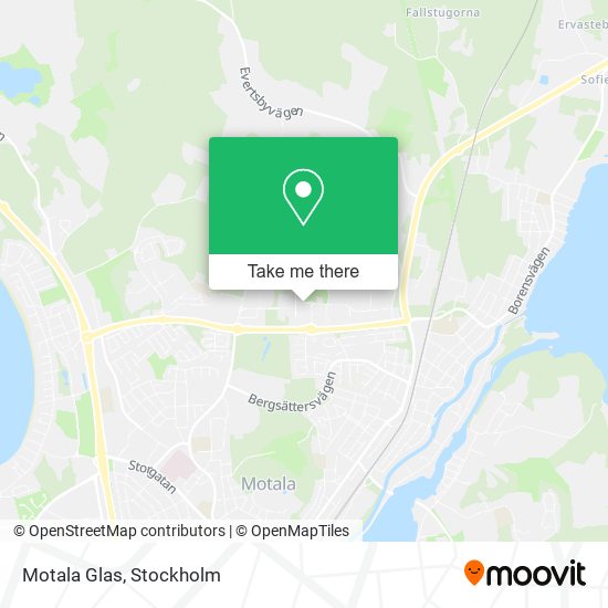 Motala Glas map