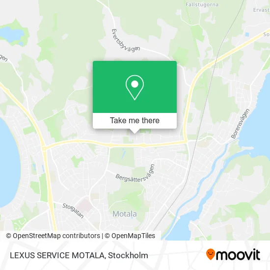 LEXUS SERVICE MOTALA map
