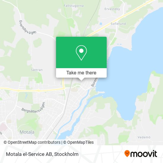 Motala el-Service AB map
