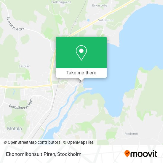 Ekonomikonsult Piren map