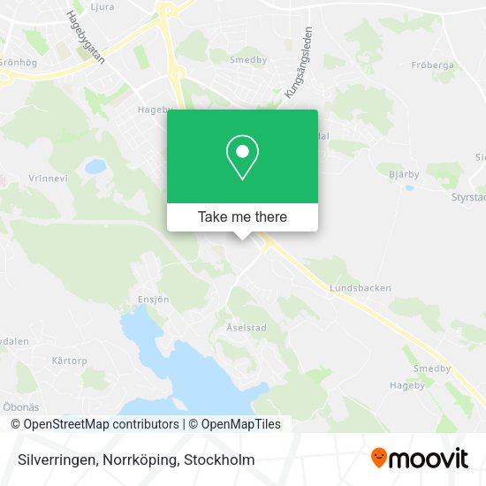 Silverringen, Norrköping map