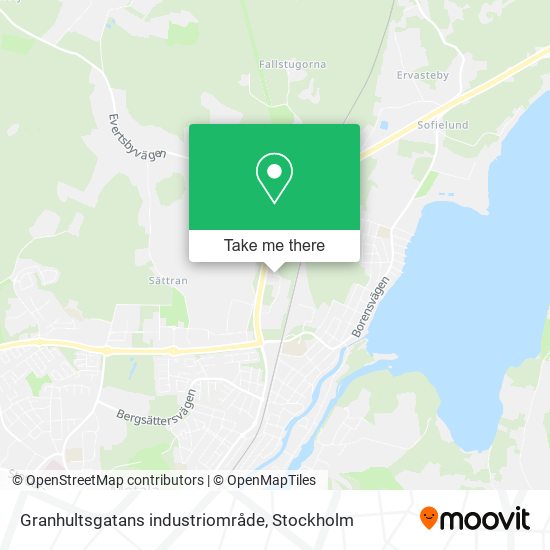 Granhultsgatans industriområde map