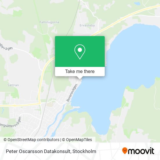 Peter Oscarsson Datakonsult map