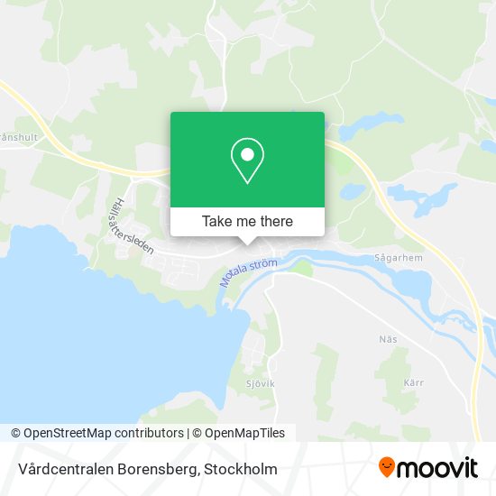 Vårdcentralen Borensberg map