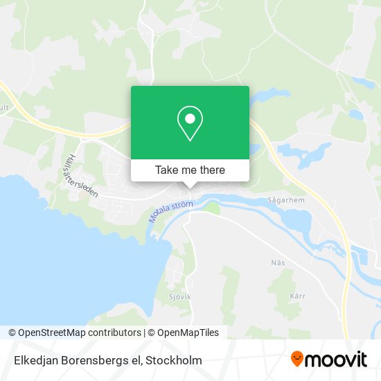 Elkedjan Borensbergs el map