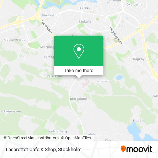 Lasarettet Café & Shop map