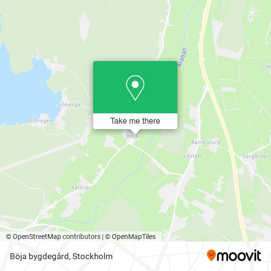 Böja bygdegård map