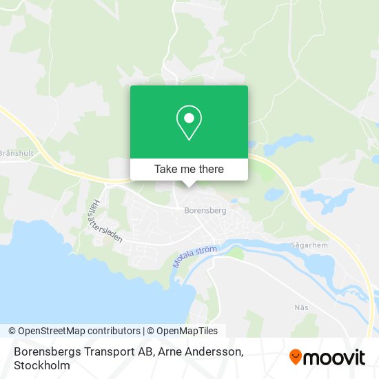 Borensbergs Transport AB, Arne Andersson map