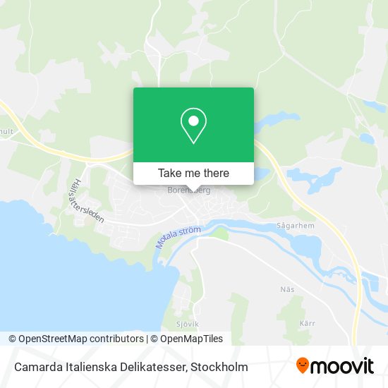 Camarda Italienska Delikatesser map