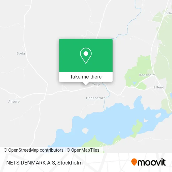 NETS DENMARK A S map