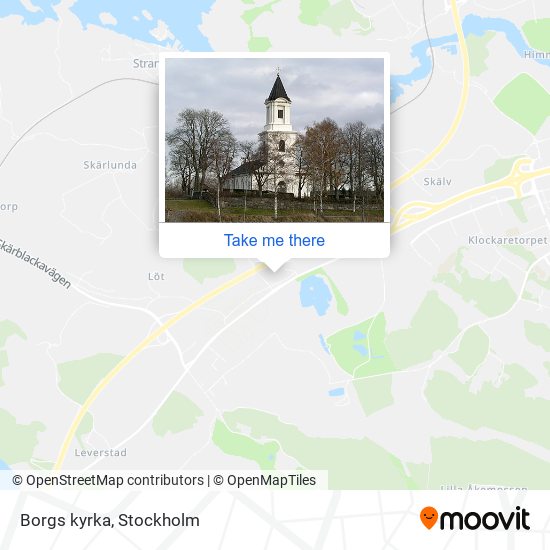 Borgs kyrka map