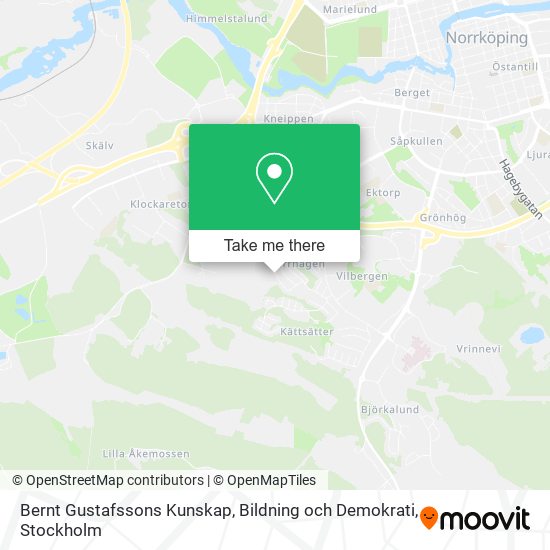 Bernt Gustafssons Kunskap, Bildning och Demokrati map