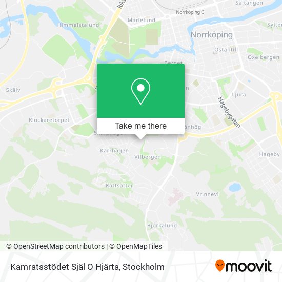 Kamratsstödet Själ O Hjärta map